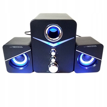 КОМПЬЮТЕРНЫЕ ДИНАМИКИ СО СВЕТОДИОДНОЙ ПОДСВЕТКОЙ USB 2.1