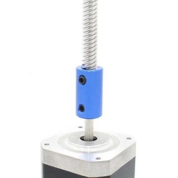 Трапециевидный винт T8 8 мм гайка 500 мм THSL-500-8D