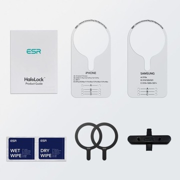 2 УНИВЕРСАЛЬНЫХ КОЛЬЦА ДЛЯ КРЫШКИ ТЕЛЕФОНА MAGSAFE С ПРОЧНЫМ КЛЕМОМ