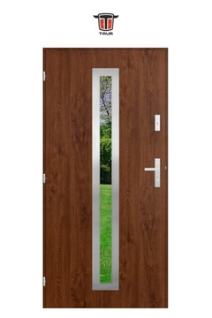 POLSKIE DRZWI ZEWNĘTRZNE INOX SSIG 72MM 100CM