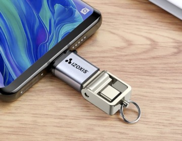 IZOXIS 18932 OTG переход с USB-C на USB-A 3.0