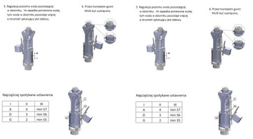 Przycisk spłukujący do WC Akces chrom