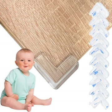 СИЛИКОНОВАЯ ЛЕНТА ЗАЩИТА КРАЯ УГЛОВ МЕБЕЛИ ЗАЩИТНЫЙ КРЫШОК x10