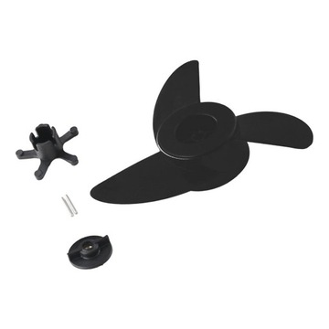 Электрический подвесной мотор с 3-лопастным гребным винтом