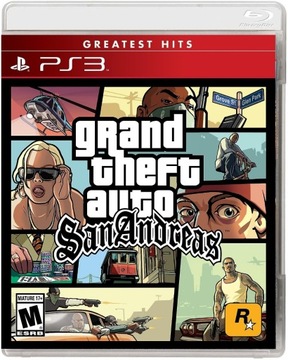 GRAND THEFT AUTO San Andreas GTA - PS3 NOWA PŁYTA