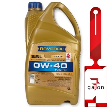 RAVENOL SSL 0W40 CleanSynto USVO 5L - syntetyczny olej silnikowy