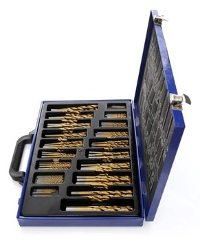СВЕРЛА ТИТАНОВЫЕ ПО МЕТАЛЛУ HSS-ЖЕСТЯНАЯ НАБОР 170 ШТ.