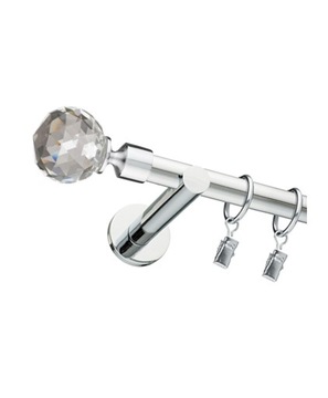 ОДИНАРНЫЙ ХРОМИРОВАННЫЙ КАРДИН 19мм 140см РАЗЛИЧНЫЕ МОДЕЛИ