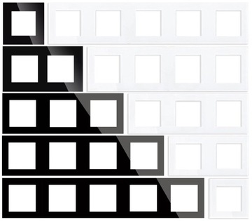 Модуль переключателя рулонных жалюзи и штор, черный для рам MIUUN