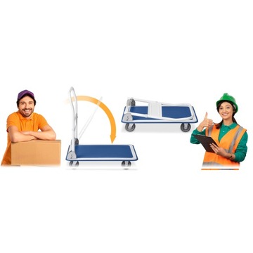 ГРУЗОВИК СКЛАДСКИЙ ПЛАТФОРМА, СКЛАДНОЙ, 150 кг