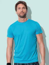 T-Shirt Stedman 8000 Active Sports Hawaii Blue L