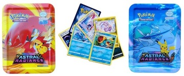 3 КОЛЛЕКЦИОННЫЕ КАРТОЧКИ POKEMON METAL CAN