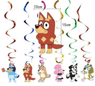 Воздушные шары на день рождения BLUEY BINGO БЕСПЛАТНО