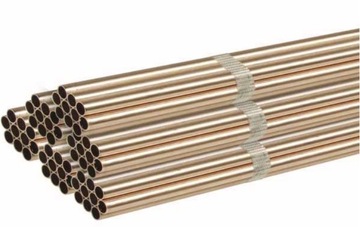 Rura miedziana prosta 35 x 1 miedź rurka twarda