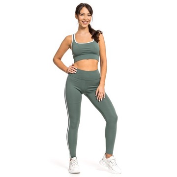 DAMSKI ZESTAW SPORTOWY LEGGINSY + TOP FITNESS