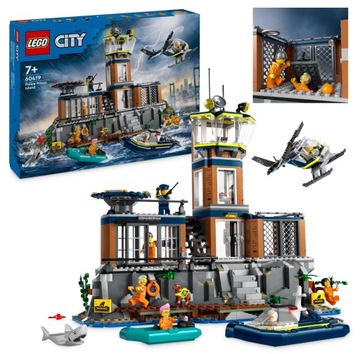 LEGO City 60419 Policja z Więziennej Wyspy Prezent