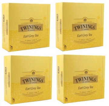 Twinings EARL GREY 4x100szt multipack z bergamotką