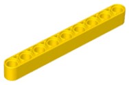 Lego Technic 40490 10szt. Belka Liftarm 1x9 Żółty