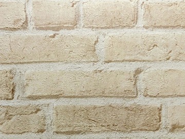 ОБОИ КИРПИЧНАЯ СТЕНА КАМЕНЬ БЕЖЕВЫЕ 3D ОБОИ НЕПОЛЕВЫЕ