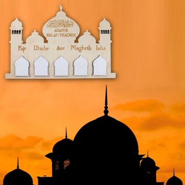 Календарь Рамадана своими руками, деревянный календарь Рамадан, украшение для праздника Ид Мубарак