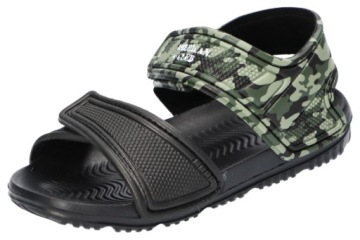 AMERICAN CLUB NH140 КАМУФЛЯЖНЫЕ ШЛЕПЦЫ, ДЕТСКИЕ САНДАЛИИ ИЗ ПЕНЫ НА ЛИПУЧКЕ B 32