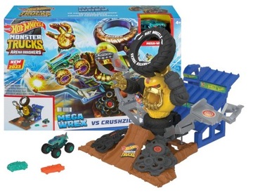 HOT WHEELS MONSTER TRUCK ARENA SMASHERS ZESTAW TORÓW Arena Goryla + autko