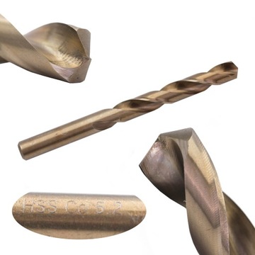 WIERTŁO DO METALU HSS-G KOBALTOWE fi 5.2 mm