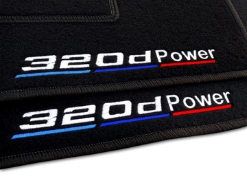 DYWANIKI WELUROWE BMW 3 E90 (2005–12) + HAFT 320d