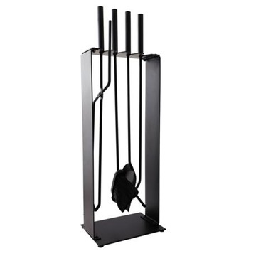 НАБОР ДЛЯ КАМИНА ЧЕРНЫЙ, 4 ПРЕДМЕТА