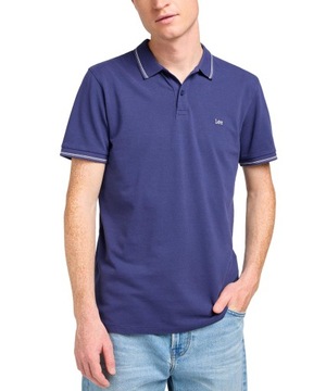 Koszulka Lee PIQUE POLO 112349969 Medieval Blue XL