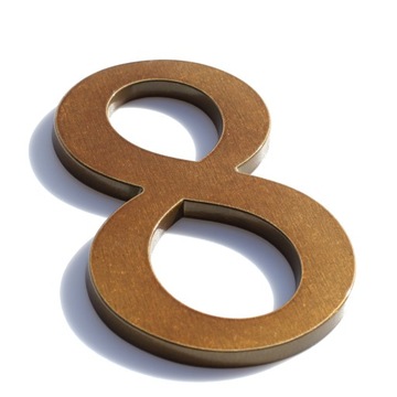 НОМЕР ДОМА, ЦИФРЫ ДЛЯ ДОМА, КОРИЧНЕВЫЕ ТРАНСПОПРИМЕРНЫЕ БУКВЫ 0-9 Н.Э.