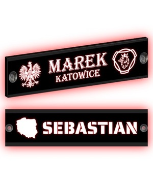 Табличка со светодиодной подсветкой для водителя грузовика Premium XL