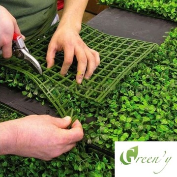 Стеновая зеленая панель Chrobotek 0,5х0,5 м искусственная изгородь Гарантия 10 лет