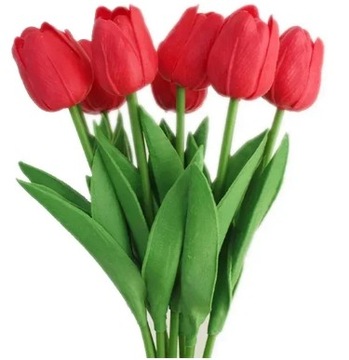 Tulipany Silikonowe Dekoracja Do Wazonu Bukiet Sztucznych Kwiatów Jak Żywe