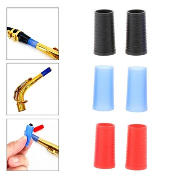 6 шт. складной рукав для шеи саксофона улучшает прочный тон тенор-саксофона