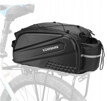Kufer rowerowy premiums 10 l czarny