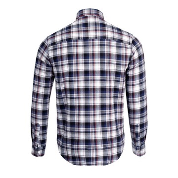 KOSZULA FLANELOWA SZARO-CZAR., 170G/M2, 