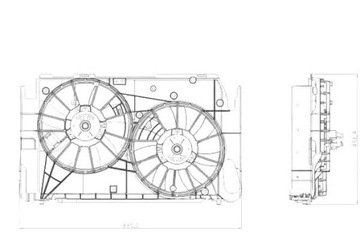 ВЕНТИЛЯТОР РАДИАТОРА TYC 1636128220 1636328170 163