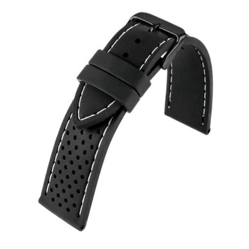 PASEK DO ZEGARKA CZARNY SILIKON 0015.01.20B 20mm