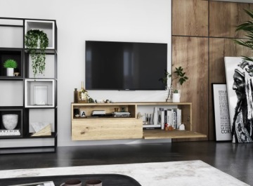 Подвесная тумба под телевизор, комод, artisan MAT 120