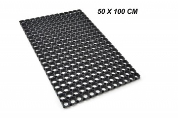 Wycieraczka 50x100 gumowa ażurowa grubość 22mm do butów pod drzwi