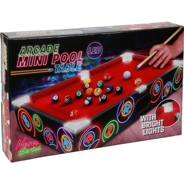 МИНИ-БИЛЬЯРДНЫЙ СТОЛ С АКСЕССУАРАМИ С ПОДСВЕТКОЙ