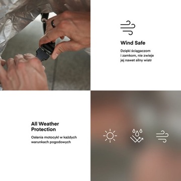 Мотоциклетный чехол Rebelhorn XL с местом для багажника