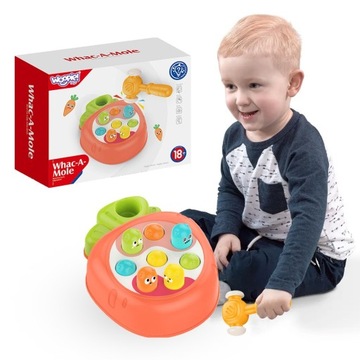 ИГРА НАВЫКОВ ИГРА УБИЙСТВО КРОТОВ МОНТЕССОРИ МОЛОТОК РЕФЛЕКС ВУПИ