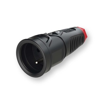 Gniazdo przenośne gumowe 16A 2P+Z 230V IP20