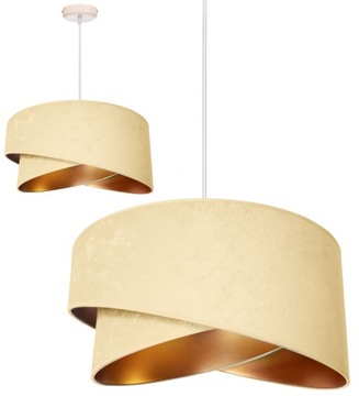 LAMPA WISZĄCA SUFITOWA ŻYRANDOL ABAŻUR NOWOCZESNY