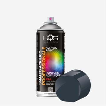 HQS SPRAY LAKIER UNIWERSALNY 400ML RAL 7024 SZARY GRAFIT MAT