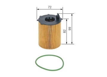 BOSCH FILTR OLEJE F 026 407 082