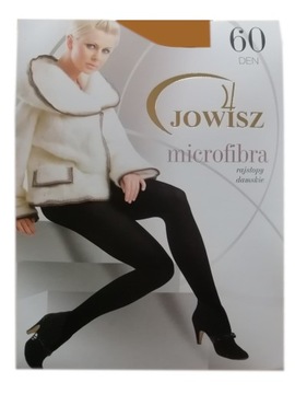 Ciepłe kryjące Rajstopy Microfibra Średni Beż 60 den JOWISZ 2 - M