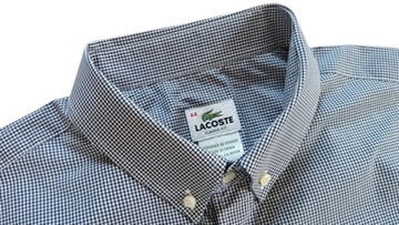 LACOSTE DEVANLAY Koszula męska Classic Fit LOGO XXL